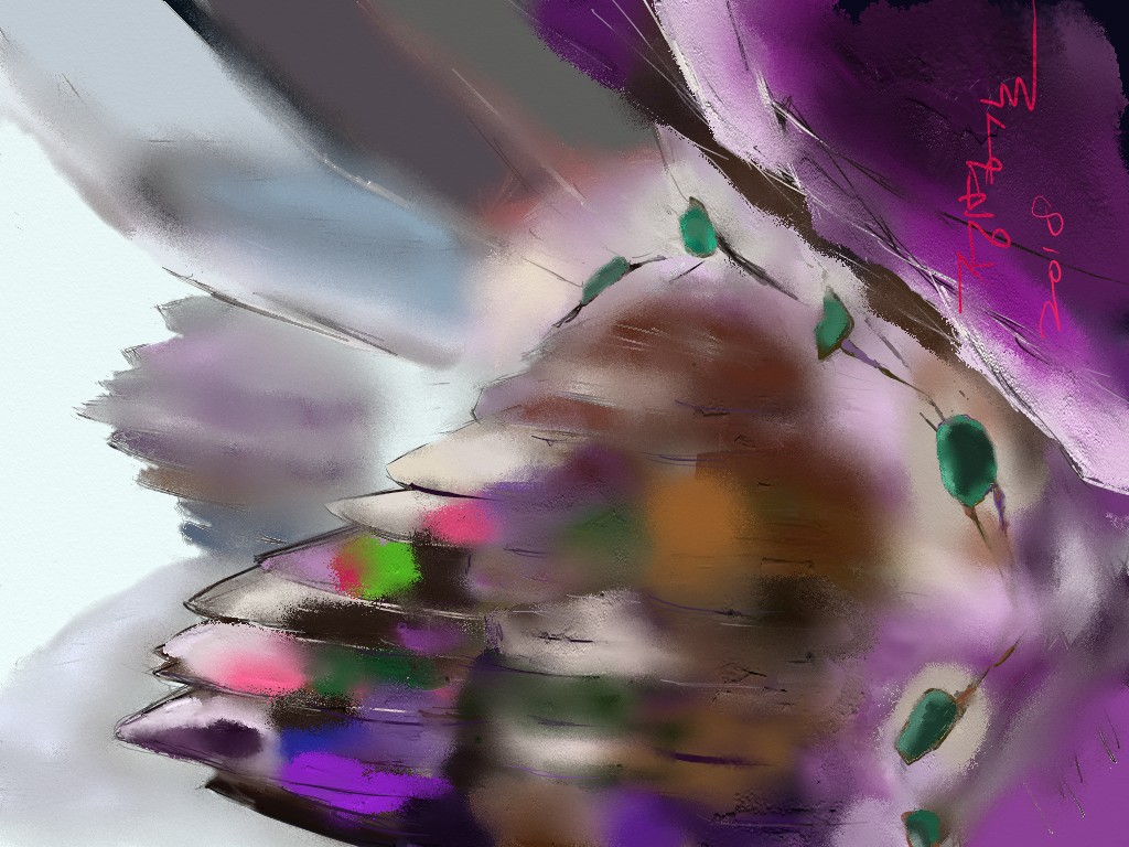 그리운 금강산 / 모바일그림(갤럭시탭S3,아트레이지)