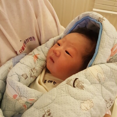 지난해 4월6일 태어난 임민아 아기. 김영란씨 제공