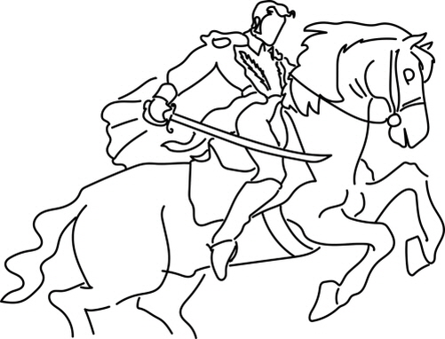 출처:pixabay. 말 위에서 호령하는 왕. 그만이 세상의 주인공은 아니다.