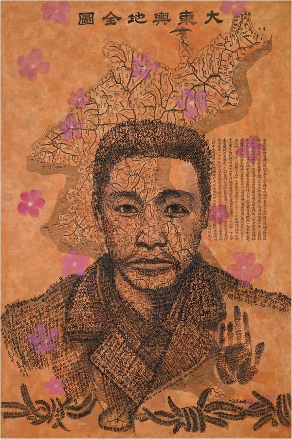 안중근 아리랑 116.7x91cm acrylic on canvas  2020