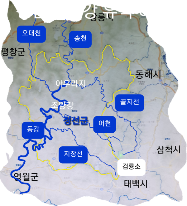 [영상화보4]  정선군 동강 유역 하천