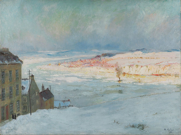 Levis from Quebec(oil on canvas / 102.2 x 76.7 cm / 출처 ㅣ무료사진 https://commons.wikimedia.org/wiki/File:Maurice_Cullen_-_Levis_from_Quebec_-_Google_Art_Project.jpg)