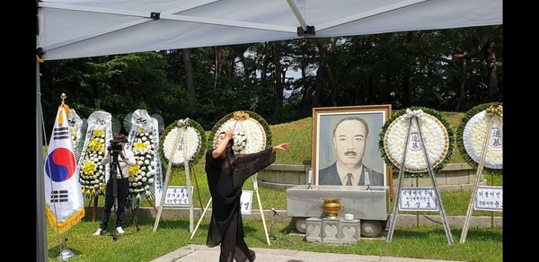한국민족춤협회 청년위원장 변상아 추모공연
