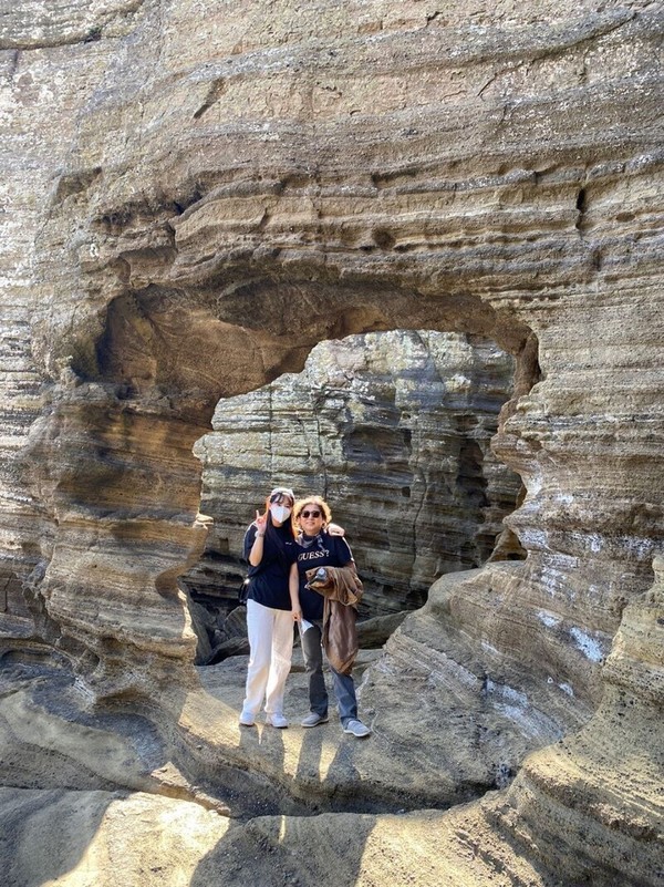 김도은씨와 엄마 이미영씨가 제주도에 놀러 가서 찍은 사진. 유가족 제공