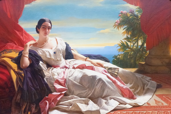 ▲ Portrait of Leonilla, Princess of Sayn-Wittgenstein-Sayn, 1843년 작
