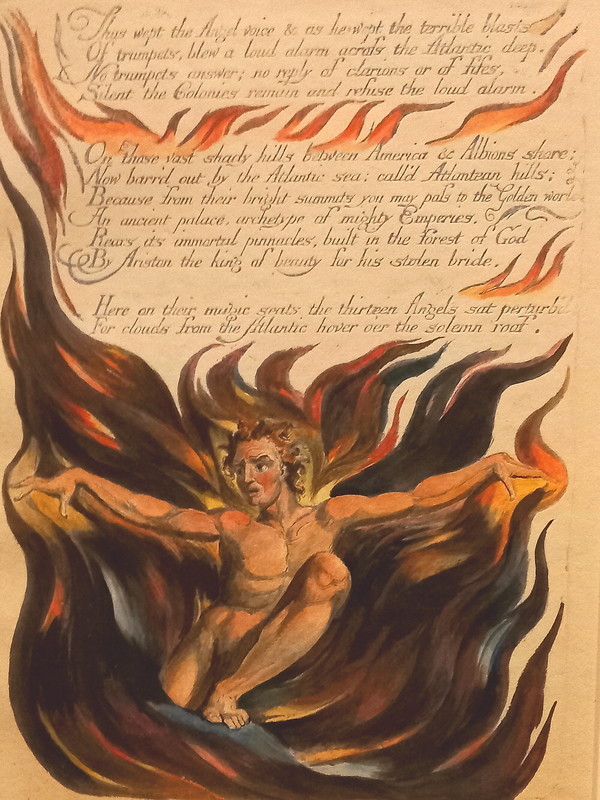 ▲ <네 조아스(The Four Zoas)>의 우르토나(로스), 1796~1802년 작 