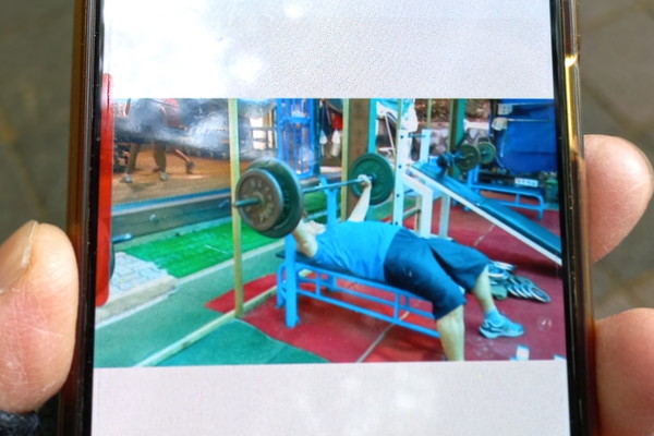 ▲ 79세 슈퍼맨이시다. 