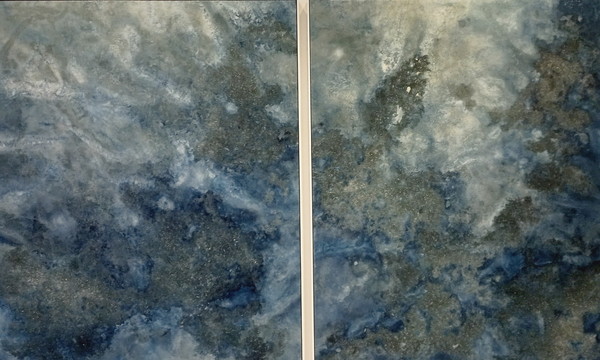 ▲ <Memory Gap_Where am I> 1.2. 한지에 혼합매체. 2024년 작 