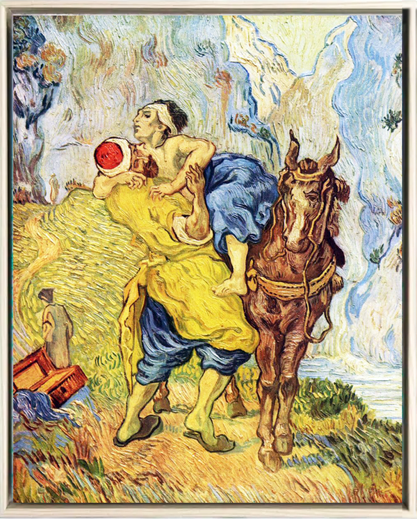 네델란드의 후기 인상주의 화가 빈센트 반 고흐(Vincent Wilem van Gogh, 1853-1890)의 1890년 작품인 “착한 사마리아 사람”.(사진출처: The AsiaN. http://kor.theasian.asia/archives/301657).