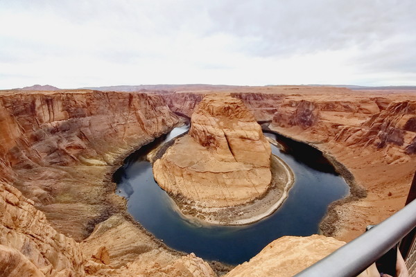 ▲ 전망대에서 만난 '호스슈 벤드'