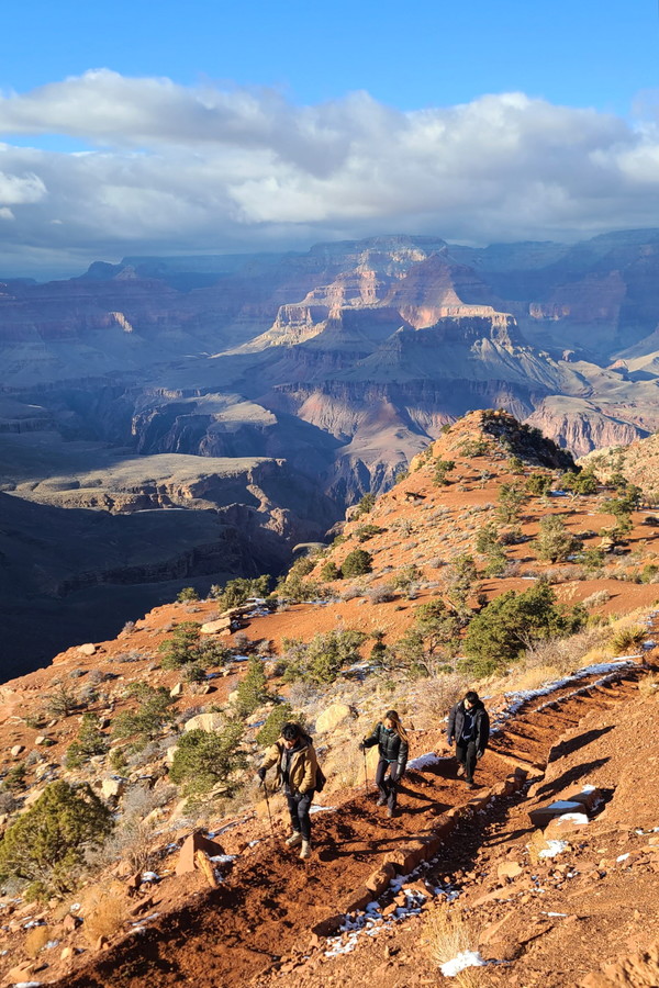 ▲ '사우스 케이밥 트레일'에서 아이들