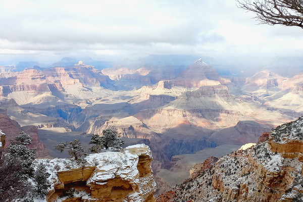 ▲ '사우스 케이밥 트레일' 입구에서 바라본 경관