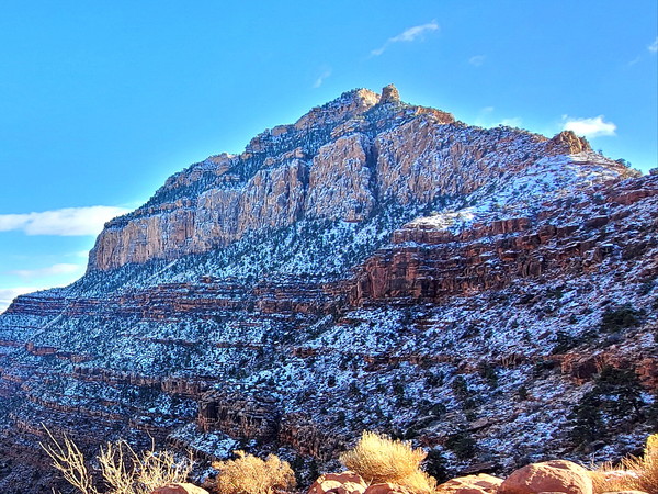 ▲ 시더 리지'에서 만난 절벽과 경사면 