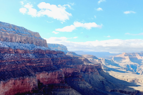 ▲ '시더 리지'에서 만난 절벽과 경사면 