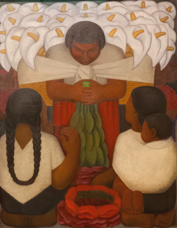  ▲ '꽃의 날'(Día de Flores), 캔버스에 유채(147.32 × 120.65cm)