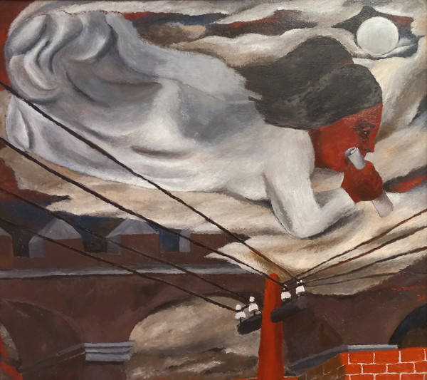 ▲ 'Messengers in the Wind'( 캔버스에 오일 / 96.52 × 105.41 × 5.08 cm) 1975