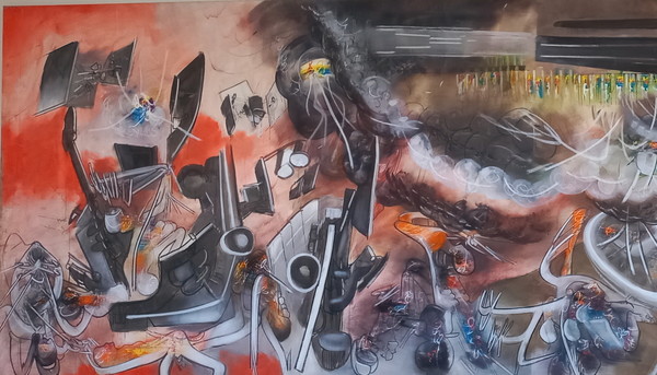 '▲ Burn, Baby, Burn'의 왼쪽 반 