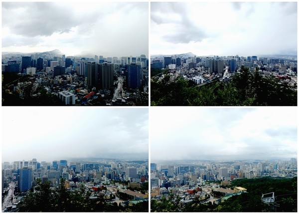 잠두봉에서 본 서울