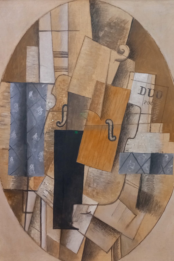 ▲  'Still Life with Violin', 1913년 작, 캔버스에 유채(92.71 x 66 cm)