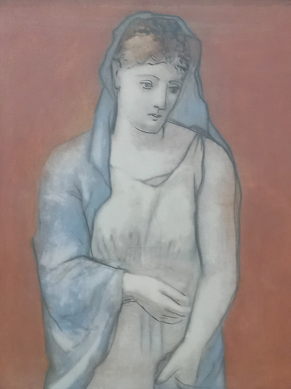 ▲  'Woman with Blue Veil', 1923년 작, 캔버스에 유채(100.33 × 81.28 cm)