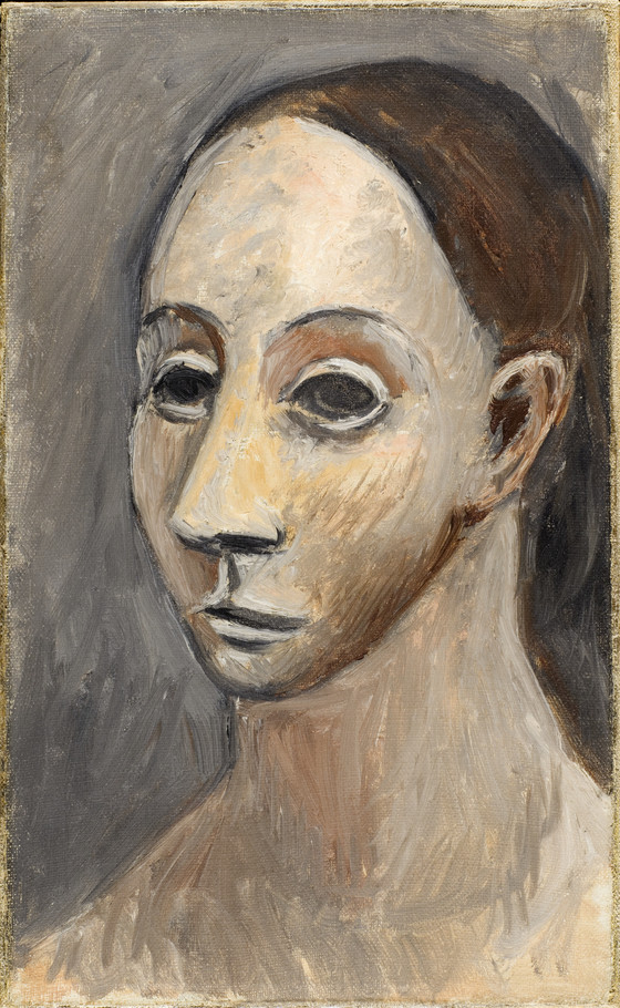  ▲  'Head of a Woman' 1906년 작품. 캔버스에 유채(34.93 × 21.59 cm)