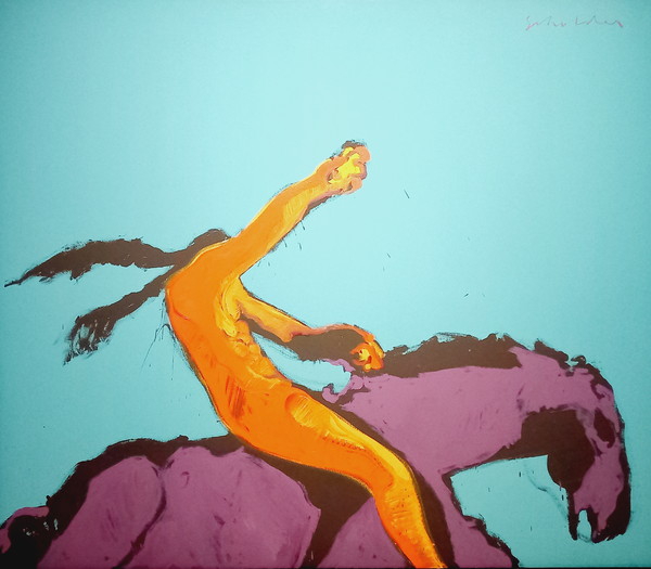 ▲ Indian Power(인디언의 힘) /1972년 작 / 캔버스에 유화