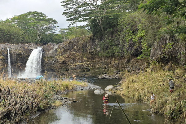▲ 가까이 가 본 와이에일 폭포