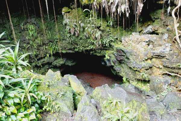 ▲ 왼쪽 동굴로 들어가는 입구.