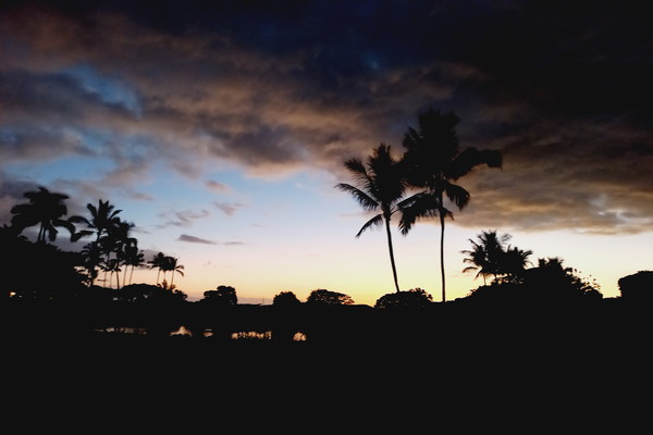 ▲ 둘째 날, 가는 길이 아쉬어 주차장에서 돌아본 쿠키오 해변 노을 