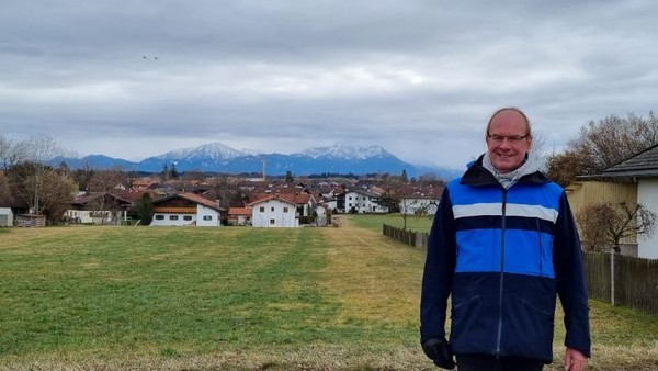 오늘 일부구간을 함께 걷기 위해 마중 나온, 이 지역에 거주하는 Matthias Ruh 님이다. 한국영화를 좋아하고 김치를 좋아하는 분이다.