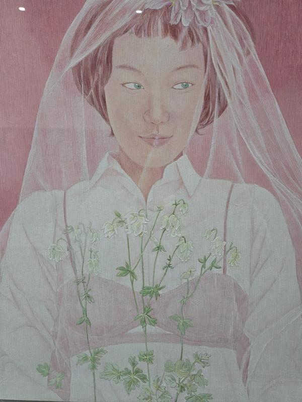 ▲ <셀프 웨딩 룩> / 2021년 작  / 장지에 분채