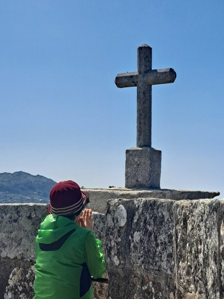사진 정선자 / 파라도르 데 바이오나 바로 아래의 아름다운 바이오나 해변, Parador de Baiona ‘세프가 권하는 요리-랍스터 등’