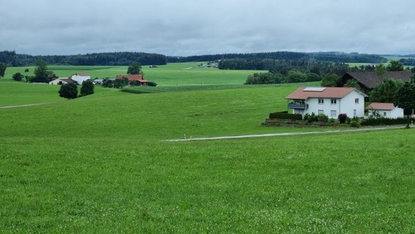 비가 잠시 그쳤을 때 보인 그림같은 농촌