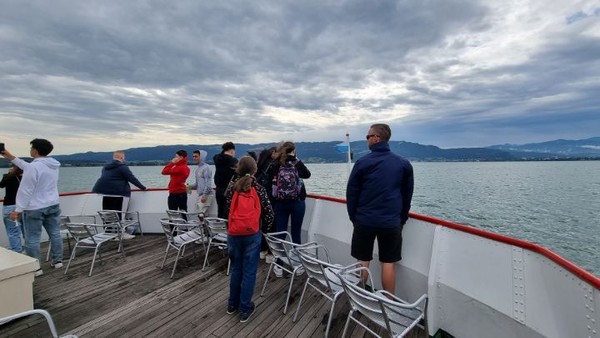 수학여행온 독일학생들이다.