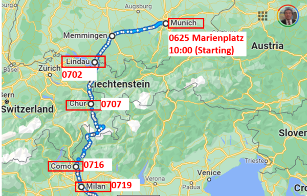 Chur는 오래전 부터 보아두었던 순례길의 중심도시다. 이제부터는 산길로 접어든다.