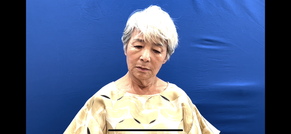  알츠하이머 환자 (출처: 필자, 미국 알츠하이머 인식 개선 캠페인 광고 오디션 장면)