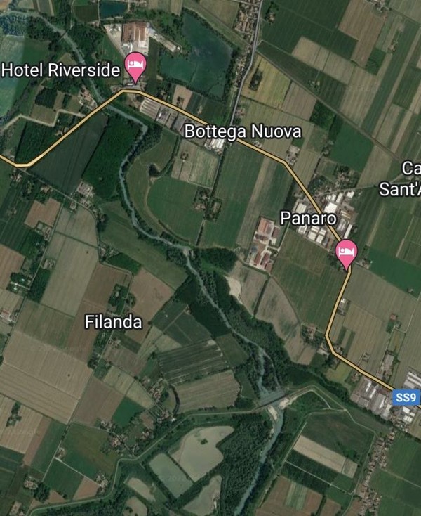 또다시 농촌길로 접어든다. SS9 찻길이 불편한데다, 지도처럼 멀리 우회하고 있기 때문이다.