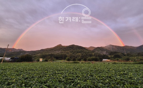   무지개(필자촬영)