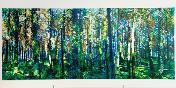 사진 : 김미경 필진 /  변연미 작가의 2015년 작품 '스펙트럼 숲'